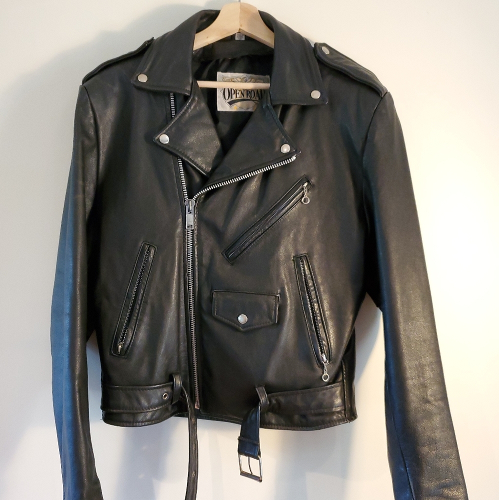 Vintage Leather Jacket - Open Road